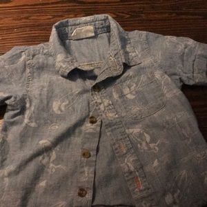 Boys shirt sleeve dress shirt